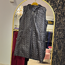 Siyah Kapitone Kadın Yelek