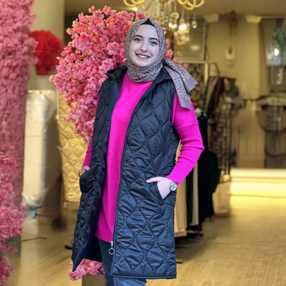 Kapitone Kadın Şişme Yelek